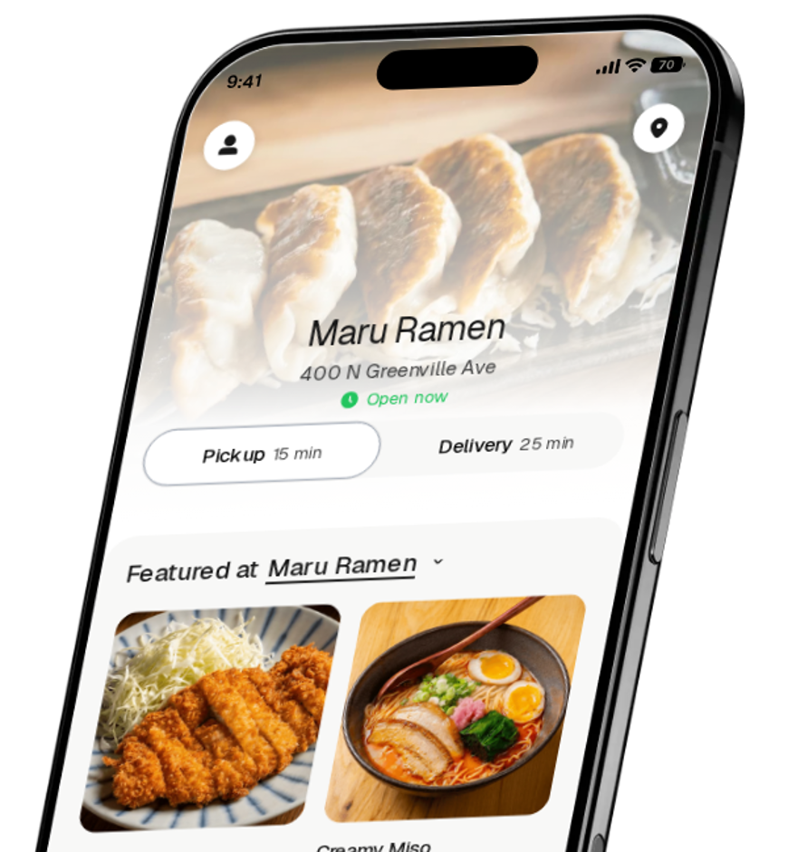 Maru Ramen app preview