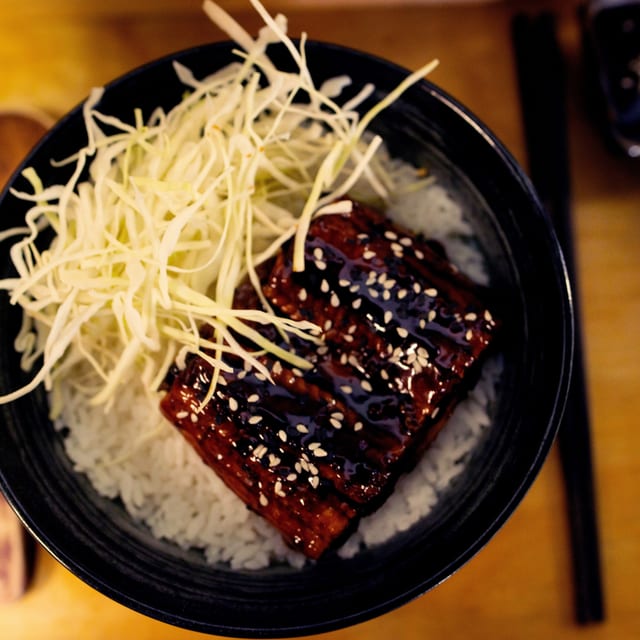 Grilled Unagi Rice.