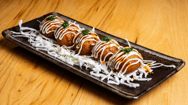 Takoyaki.